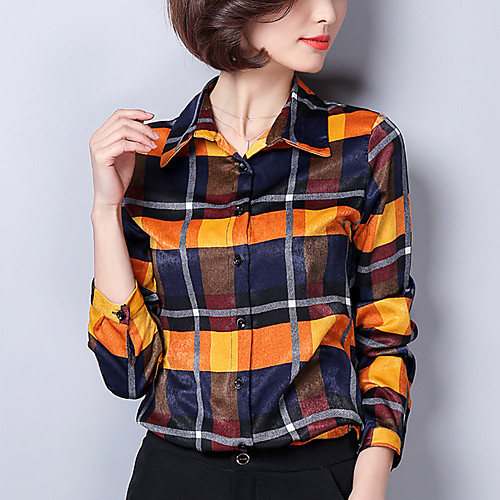 Women's Shirt Print Long Sleeve Going out Tops Sophisticated Yellow Royal Blue
Women's Shirt Print Long Sleeve Going out Tops Sophisticated Yellow Royal Blue