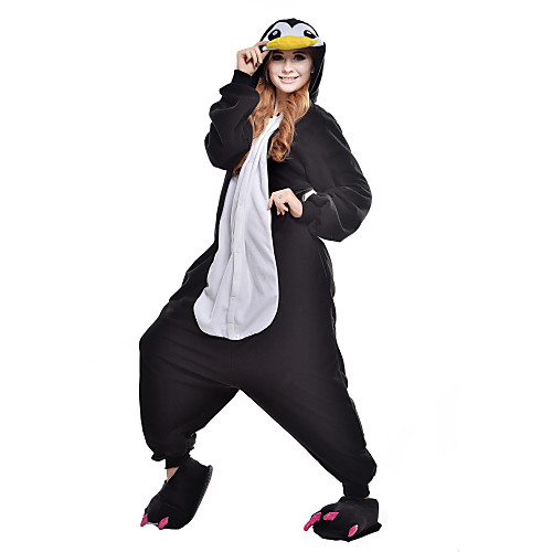 Adults' Kigurumi Pajamas Penguin Animal Onesie Pajamas Polar Fleece Synthetic Fiber Black Cosplay For Men and Women Animal Sleepwear Cartoon Festival / Holiday Costumes
Adults' Kigurumi Pajamas Penguin Animal Onesie Pajamas Polar Fleece Synthetic Fiber Black Cosplay For Men and Women Animal Sleepwear Cartoon Festival / Holiday Costumes