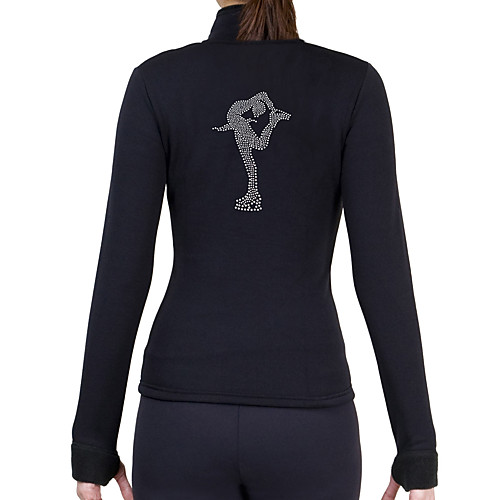 Figure Skating Fleece Jacket Women's Girls' Ice Skating Jacket Black Black / Silver Black / White Spandex Training Competition Skating Wear Graphic Sequin Long Sleeve Ice Skating Multisport Figure
Figure Skating Fleece Jacket Women's Girls' Ice Skating Jacket Black Black / Silver Black / White Spandex Training Competition Skating Wear Graphic Sequin Long Sleeve Ice Skating Multisport Figure