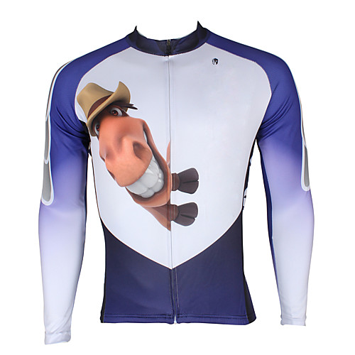 ILPALADINO Men's Long Sleeve Cycling Jersey Winter Polyester WhiteSky Blue Animal Cartoon Bike Jersey Top Mountain Bike MTB Road Bike Cycling Breathable Quick Dry Ultraviolet Resistant Sports
ILPALADINO Men's Long Sleeve Cycling Jersey Winter Polyester WhiteSky Blue Animal Cartoon Bike Jersey Top Mountain Bike MTB Road Bike Cycling Breathable Quick Dry Ultraviolet Resistant Sports
