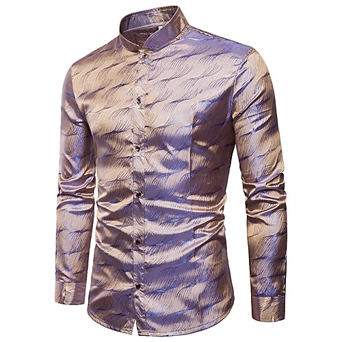 Men's Shirt Solid Colored Jacquard Long Sleeve Daily Tops Luxury Blue Red Gold
Men's Shirt Solid Colored Jacquard Long Sleeve Daily Tops Luxury Blue Red Gold