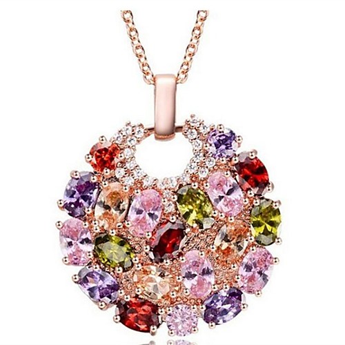 Women's Crystal Pendant Necklace Ladies Classic Fashion Alloy Gold Necklace Jewelry For Daily
Women's Crystal Pendant Necklace Ladies Classic Fashion Alloy Gold Necklace Jewelry For Daily