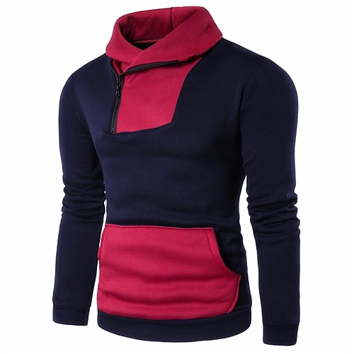 Men's Sweatshirt Color Block Round Neck Daily Hoodies Sweatshirts Long Sleeve Black Red Light gray / Winter
Men's Sweatshirt Color Block Round Neck Daily Hoodies Sweatshirts Long Sleeve Black Red Light gray / Winter