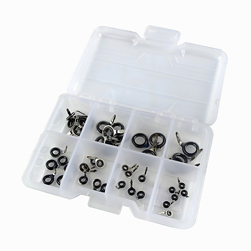 42 pcs Fishing Tackle Box Fishing Rod Guides Pottery Steel Stainless Easy Install Light and Convenient Easy to Use Jigging Sea Fishing Fly Fishing Bait Casting Fishing Removal Tools Fishing Outdoor
42 pcs Fishing Tackle Box Fishing Rod Guides Pottery Steel Stainless Easy Install Light and Convenient Easy to Use Jigging Sea Fishing Fly Fishing Bait Casting Fishing Removal Tools Fishing Outdoor