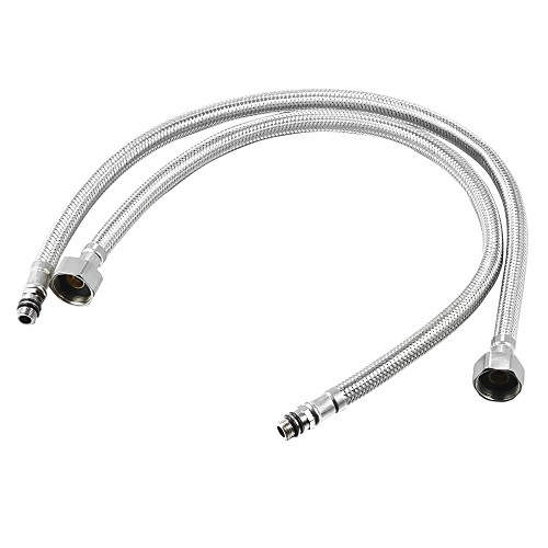 Faucet accessory - Superior Quality Water Supply Hose Contemporary Stainless Steel Chrome
Faucet accessory - Superior Quality Water Supply Hose Contemporary Stainless Steel Chrome