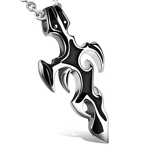 Men's Pendant Necklace Classic Style Cross Fashion Titanium Steel Titanium Steel Black Necklace Jewelry For Daily
Men's Pendant Necklace Classic Style Cross Fashion Titanium Steel Titanium Steel Black Necklace Jewelry For Daily