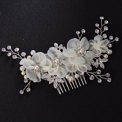 Imitation Pearl / Rhinestone / Alloy with Rhinestone / Imitation Pearl 1pc Wedding / Special Occasion Headpiece
Imitation Pearl / Rhinestone / Alloy with Rhinestone / Imitation Pearl 1pc Wedding / Special Occasion Headpiece