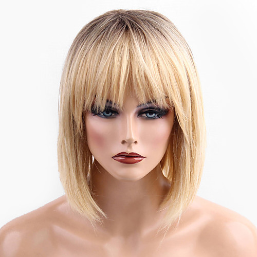 Human Hair Capless Wigs Human Hair Straight Short Hairstyles 2019 Ombre Hair / Dark Roots Medium Length Machine Made Wig Women's
Human Hair Capless Wigs Human Hair Straight Short Hairstyles 2019 Ombre Hair / Dark Roots Medium Length Machine Made Wig Women's