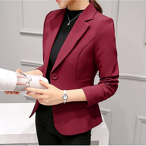 Women's Blazer Solid Colored Classic Style Ordinary Polyester Daily Normal Coat Tops Black
Women's Blazer Solid Colored Classic Style Ordinary Polyester Daily Normal Coat Tops Black
