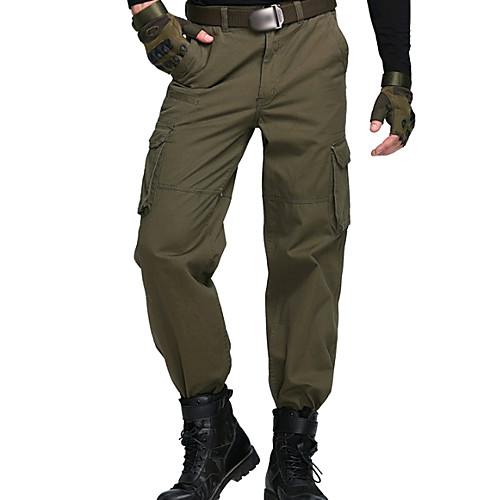 Men's Simple Classic & Timeless Sport Daily Weekend Straight Pants Tactical Cargo Pants Solid Color Solid Colored Full Length Formal Style Army Green / Spring
Men's Simple Classic & Timeless Sport Daily Weekend Straight Pants Tactical Cargo Pants Solid Color Solid Colored Full Length Formal Style Army Green / Spring
