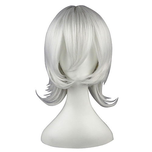 Synthetic Wig Straight Kardashian Straight Wig 13cm(Approx5inch) Silver Synthetic Hair White
Synthetic Wig Straight Kardashian Straight Wig 13cm(Approx5inch) Silver Synthetic Hair White