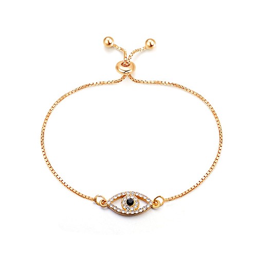 Women's Chain Bracelet Bracelet Evil Eye Ladies Classic Fashion Alloy Bracelet Jewelry Gold For Daily Office & Career
Women's Chain Bracelet Bracelet Evil Eye Ladies Classic Fashion Alloy Bracelet Jewelry Gold For Daily Office & Career