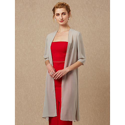 Half Sleeve Coats / Jackets Chiffon Wedding / Party / Evening Women's Wrap With
Half Sleeve Coats / Jackets Chiffon Wedding / Party / Evening Women's Wrap With