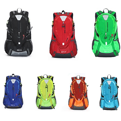 40 L Hiking Backpack Sports & Leisure Bag Rucksack Waterproof Zipper Comfortable Outdoor Hiking Outdoor Exercise Nylon Orange Dark Blue Green
40 L Hiking Backpack Sports & Leisure Bag Rucksack Waterproof Zipper Comfortable Outdoor Hiking Outdoor Exercise Nylon Orange Dark Blue Green