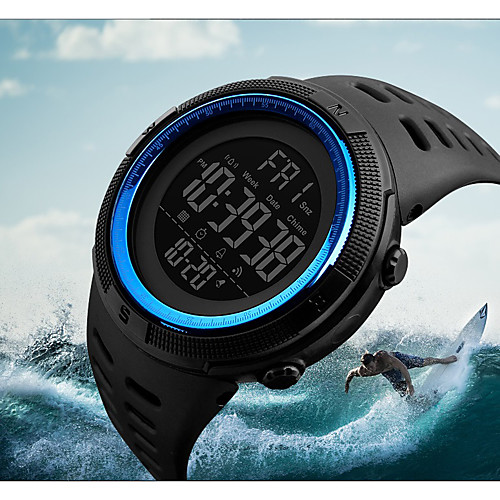 Men's Sport Watch Military Watch Wrist Watch Japanese Digital 50 m Water Resistant / Water Proof Alarm Calendar / date / day PU Band Digital Fashion Black - Blue Brown / Gold Gold / Red Two Years
Men's Sport Watch Military Watch Wrist Watch Japanese Digital 50 m Water Resistant / Water Proof Alarm Calendar / date / day PU Band Digital Fashion Black - Blue Brown / Gold Gold / Red Two Years