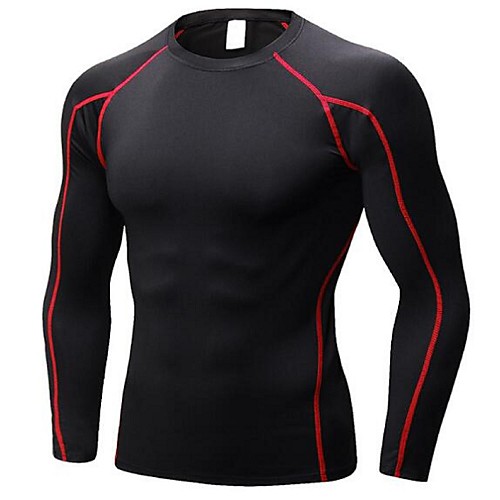Men's Long Sleeve Compression Shirt Tee Tshirt Sweatshirt Base Layer Top Athletic Elastane Lightweight Quick Dry Breathability Fitness Gym Workout Exercise Sportswear Black / Red BlackSliver Black
Men's Long Sleeve Compression Shirt Tee Tshirt Sweatshirt Base Layer Top Athletic Elastane Lightweight Quick Dry Breathability Fitness Gym Workout Exercise Sportswear Black / Red BlackSliver Black