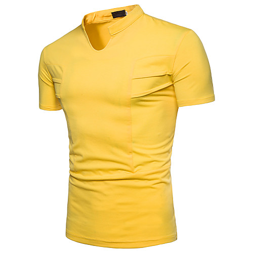 Men's T shirt Solid Colored Sequins Short Sleeve Daily Tops Cotton White Black Yellow
Men's T shirt Solid Colored Sequins Short Sleeve Daily Tops Cotton White Black Yellow