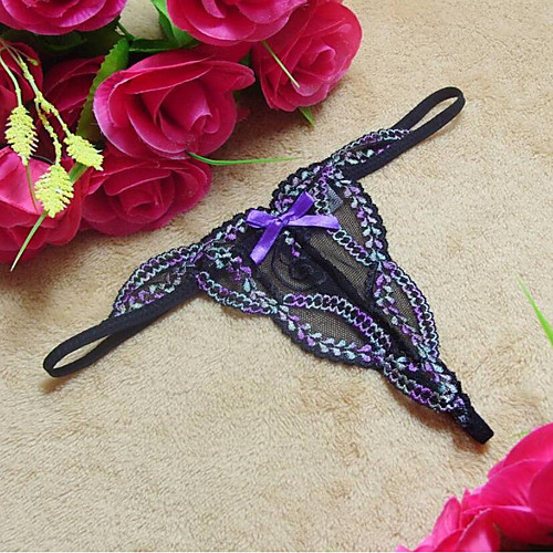 Women's Lace / Embroidery Lace Sexy G-strings & Thongs Panties Solid Colored Low Waist White Black Red One-Size
Women's Lace / Embroidery Lace Sexy G-strings & Thongs Panties Solid Colored Low Waist White Black Red One-Size