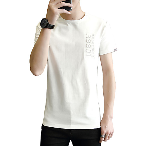 Men's T shirt Solid Colored Short Sleeve Daily Tops Cotton Basic Streetwear White Black Blushing Pink
Men's T shirt Solid Colored Short Sleeve Daily Tops Cotton Basic Streetwear White Black Blushing Pink
