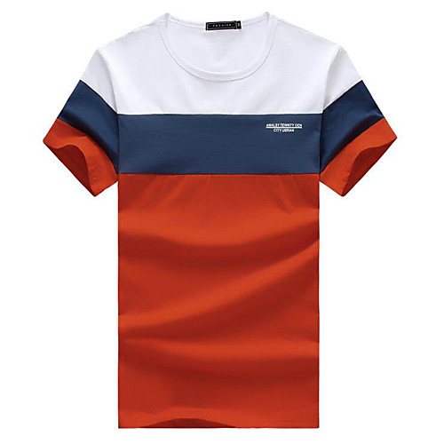 Men's T shirt Letter Plus Size Basic Short Sleeve Daily Tops Cotton Active Blue Orange Gray
Men's T shirt Letter Plus Size Basic Short Sleeve Daily Tops Cotton Active Blue Orange Gray