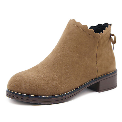 Women's Boots Chunky Heel Round Toe Cashmere Mid-Calf Boots Riding Boots Winter Brown / Black
Women's Boots Chunky Heel Round Toe Cashmere Mid-Calf Boots Riding Boots Winter Brown / Black