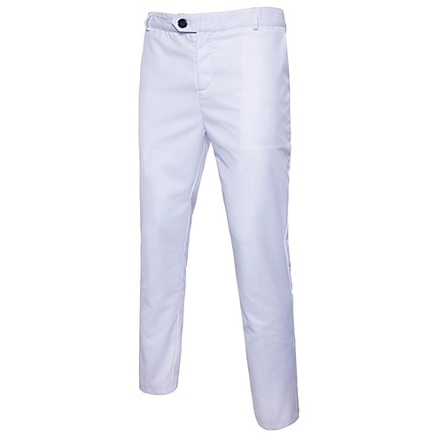 Men's Basic Plus Size Slim Daily Work Dress Pants Pants Solid Colored Full Length White Black
Men's Basic Plus Size Slim Daily Work Dress Pants Pants Solid Colored Full Length White Black