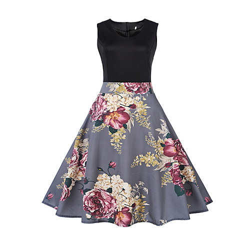 Women's A Line Dress Short Mini Dress Black Sleeveless Floral Print Spring Summer Round Neck Active Streetwear Going out Belt Not Included Floral M L XL XXL
Women's A Line Dress Short Mini Dress Black Sleeveless Floral Print Spring Summer Round Neck Active Streetwear Going out Belt Not Included Floral M L XL XXL