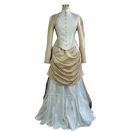 Duchess Victorian 1910s Edwardian Vacation Dress Dress Outfits Women's Costume Purple / Yellow / Beige Vintage Cosplay Long Sleeve Floor Length Plus Size Customized / Top / Top
Duchess Victorian 1910s Edwardian Vacation Dress Dress Outfits Women's Costume Purple / Yellow / Beige Vintage Cosplay Long Sleeve Floor Length Plus Size Customized / Top / Top
