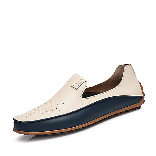 Men's Boat Shoes Comfort Shoes British Casual Outdoor Microfiber White Blue Spring Summer
Men's Boat Shoes Comfort Shoes British Casual Outdoor Microfiber White Blue Spring Summer