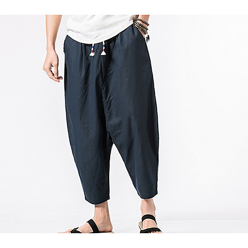 Men's Cotton Daily Chinos Pants Solid Colored Full Length Black Wine Navy Blue / Spring / Summer
Men's Cotton Daily Chinos Pants Solid Colored Full Length Black Wine Navy Blue / Spring / Summer