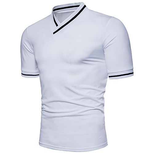 Men's T shirt Solid Colored Jacquard Short Sleeve Daily Tops Cotton White Black Royal Blue
Men's T shirt Solid Colored Jacquard Short Sleeve Daily Tops Cotton White Black Royal Blue