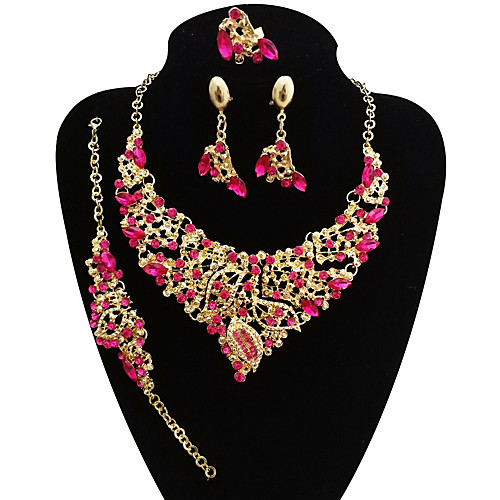 Women's Jewelry Set Bracelet Bangles Chain Necklace Leaf Statement Ladies Vintage Oversized Earrings Jewelry Purple / Rainbow / Red For Wedding Party / Statement Ring / Dangle Earrings
Women's Jewelry Set Bracelet Bangles Chain Necklace Leaf Statement Ladies Vintage Oversized Earrings Jewelry Purple / Rainbow / Red For Wedding Party / Statement Ring / Dangle Earrings