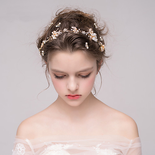 Rhinestone Headbands with Rhinestone / Pearl 1pc Wedding / Party / Evening Headpiece
Rhinestone Headbands with Rhinestone / Pearl 1pc Wedding / Party / Evening Headpiece