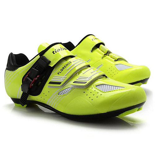 Tiebao Road Bike Shoes Carbon Fiber Anti-Slip Cycling Black / Yellow Men's Cycling Shoes / Hook and Loop
Tiebao Road Bike Shoes Carbon Fiber Anti-Slip Cycling Black / Yellow Men's Cycling Shoes / Hook and Loop