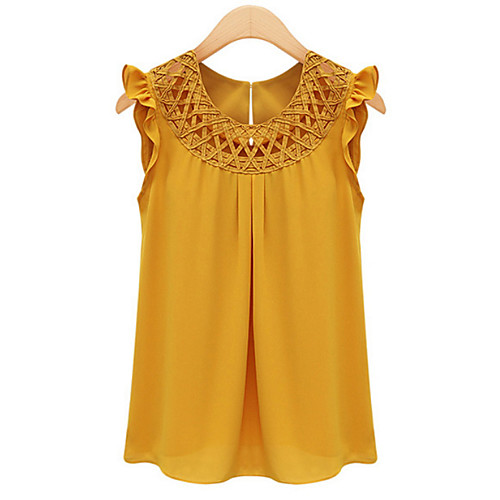 Women's Blouse Solid Colored Sleeveless Daily Tops Basic Yellow Blushing Pink Green
Women's Blouse Solid Colored Sleeveless Daily Tops Basic Yellow Blushing Pink Green