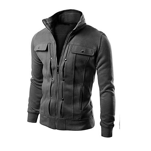 Men's Hoodie Jacket Solid Colored Stand Collar Daily Sports Basic Streetwear Hoodies Sweatshirts Long Sleeve Slim Long White Black Light gray / Spring / Fall
Men's Hoodie Jacket Solid Colored Stand Collar Daily Sports Basic Streetwear Hoodies Sweatshirts Long Sleeve Slim Long White Black Light gray / Spring / Fall