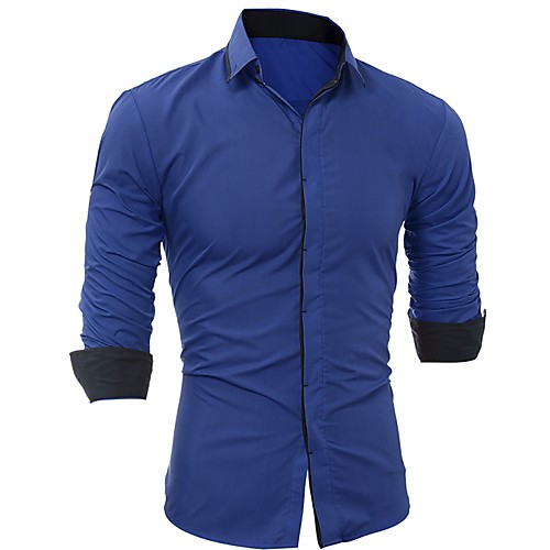 Men's Shirt Solid Colored Plus Size Long Sleeve Daily Tops Business Basic Blue Red Khaki
Men's Shirt Solid Colored Plus Size Long Sleeve Daily Tops Business Basic Blue Red Khaki