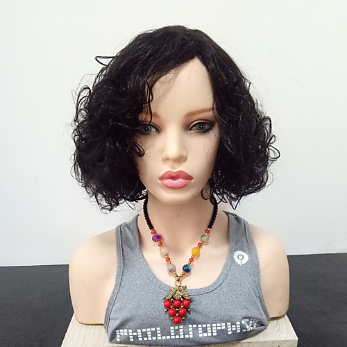 Synthetic Wig Curly Side Part Wig Medium Length Jet Black #1 Synthetic Hair 14 inch Women's Heat Resistant Black
Synthetic Wig Curly Side Part Wig Medium Length Jet Black #1 Synthetic Hair 14 inch Women's Heat Resistant Black