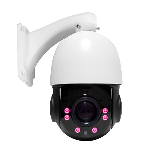 

PTZ IP Camera 5MP Super HD 2592x1944 Pixels Pan/Tilt 30x Zoom Speed Dome 360° Outdoor IP66 Waterproof Camera Motion Detection IR-Cut Mobile Day Night Remote Control Monitoring Security Camera
