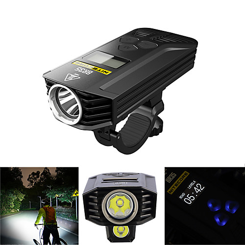 Dual LED Bike Light Front Bike Light Headlight Bicycle Cycling Waterproof Multiple Modes Super Brightest Remote Control / RC 1800 lm Rechargeable USB Cycling / Bike - Nitecore
Dual LED Bike Light Front Bike Light Headlight Bicycle Cycling Waterproof Multiple Modes Super Brightest Remote Control / RC 1800 lm Rechargeable USB Cycling / Bike - Nitecore