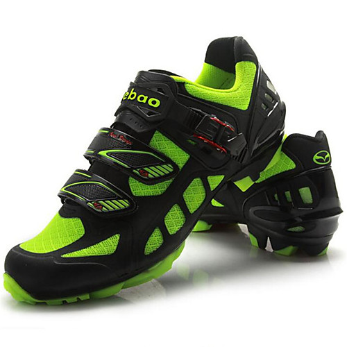 Tiebao Mountain Bike Shoes Carbon Fiber Anti-Slip Cycling Green / Black Men's Cycling Shoes / Breathable Mesh / Hook and Loop
Tiebao Mountain Bike Shoes Carbon Fiber Anti-Slip Cycling Green / Black Men's Cycling Shoes / Breathable Mesh / Hook and Loop