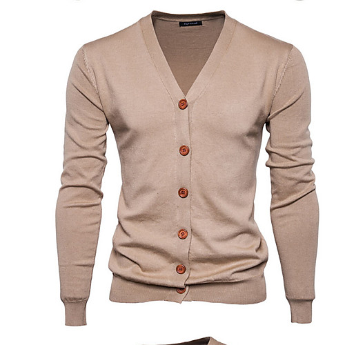 Men's Active Solid Colored Cardigan Long Sleeve Slim Regular Sweater Cardigans V Neck Spring Black Wine Orange
Men's Active Solid Colored Cardigan Long Sleeve Slim Regular Sweater Cardigans V Neck Spring Black Wine Orange