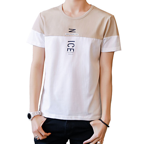 Men's T shirt Letter Print Short Sleeve Daily Tops Cotton Active Streetwear Blue Purple Light Brown
Men's T shirt Letter Print Short Sleeve Daily Tops Cotton Active Streetwear Blue Purple Light Brown