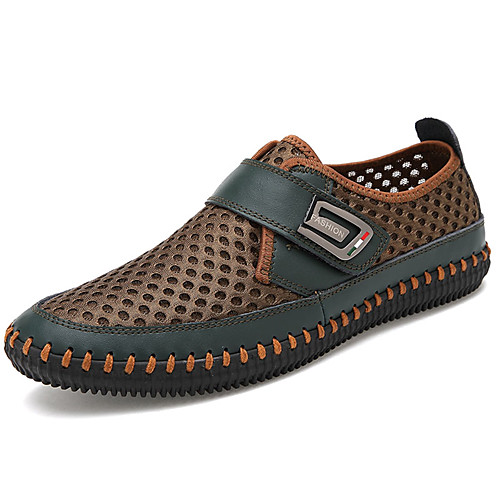 Men's Loafers & Slip-Ons Comfort Shoes Casual Tulle Light Brown Dark Green Gray Fall Spring
Men's Loafers & Slip-Ons Comfort Shoes Casual Tulle Light Brown Dark Green Gray Fall Spring