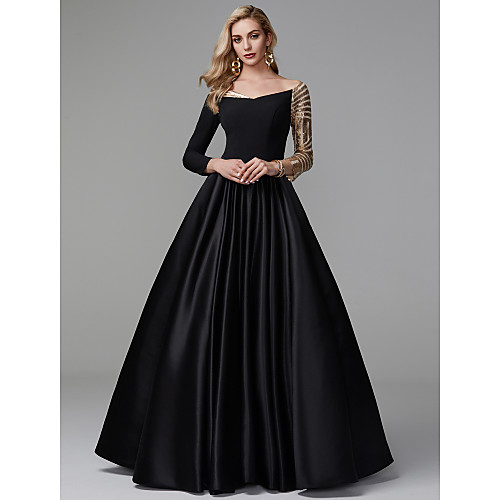Ball Gown Sparkle Quinceanera Formal Evening Dress Off Shoulder Long Sleeve Floor Length Satin Sequined with Sequin 2021
Ball Gown Sparkle Quinceanera Formal Evening Dress Off Shoulder Long Sleeve Floor Length Satin Sequined with Sequin 2021