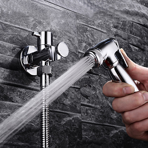 Fancy Bathroom Sink Faucet - Pre Rinse Chrome Wall Mounted One Hole / Single Handle One HoleBath Taps Washlet
Fancy Bathroom Sink Faucet - Pre Rinse Chrome Wall Mounted One Hole / Single Handle One HoleBath Taps Washlet