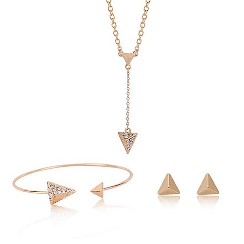 Women's Synthetic Diamond Jewelry Set Arrow Ladies Vintage Fashion Earrings Jewelry Gold For Graduation Ceremony
Women's Synthetic Diamond Jewelry Set Arrow Ladies Vintage Fashion Earrings Jewelry Gold For Graduation Ceremony
