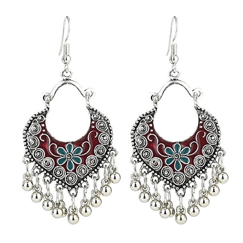 Burgundy Cubic Zirconia Drop Earrings Floral / Botanicals Flower Ladies Vintage Fashion Earrings Jewelry Black / Red / Blue For Party / Evening Going out
Burgundy Cubic Zirconia Drop Earrings Floral / Botanicals Flower Ladies Vintage Fashion Earrings Jewelry Black / Red / Blue For Party / Evening Going out