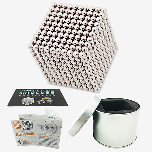 

1000 pcs Magnet Toy Magnetic Balls Building Blocks Super Strong Rare-Earth Magnets Neodymium Magnet Puzzle Cube Magnet Toy Magnetic Stress and Anxiety Relief Office Desk Toys Relieves ADD, ADHD