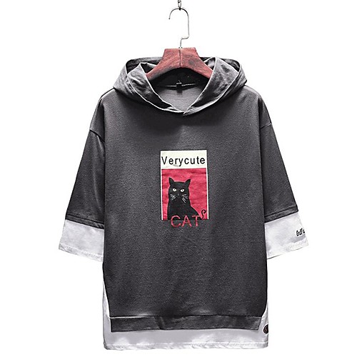 Men's T shirt Color Block Plus Size Print Short Sleeve Daily Tops Cotton Active White Black Blue
Men's T shirt Color Block Plus Size Print Short Sleeve Daily Tops Cotton Active White Black Blue